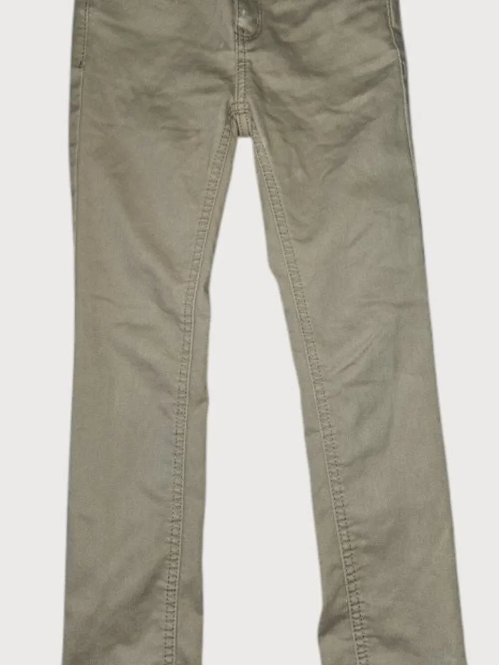 JORDACHE Tan Stretch Brushed Cotton Skinny Jeans Girls Size 7 Adjustable Waist